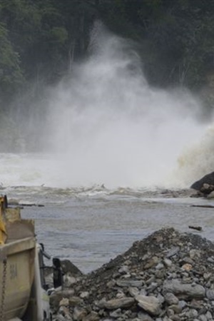 En este momento se registra un nuevo incidente en el proyecto
hidroeléctrico Ituango
