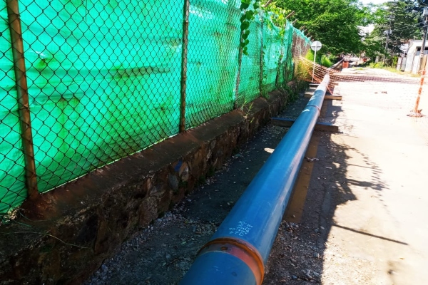 EPM logra operación exitosa de la nueva tubería expuesta del acueducto para Girardota