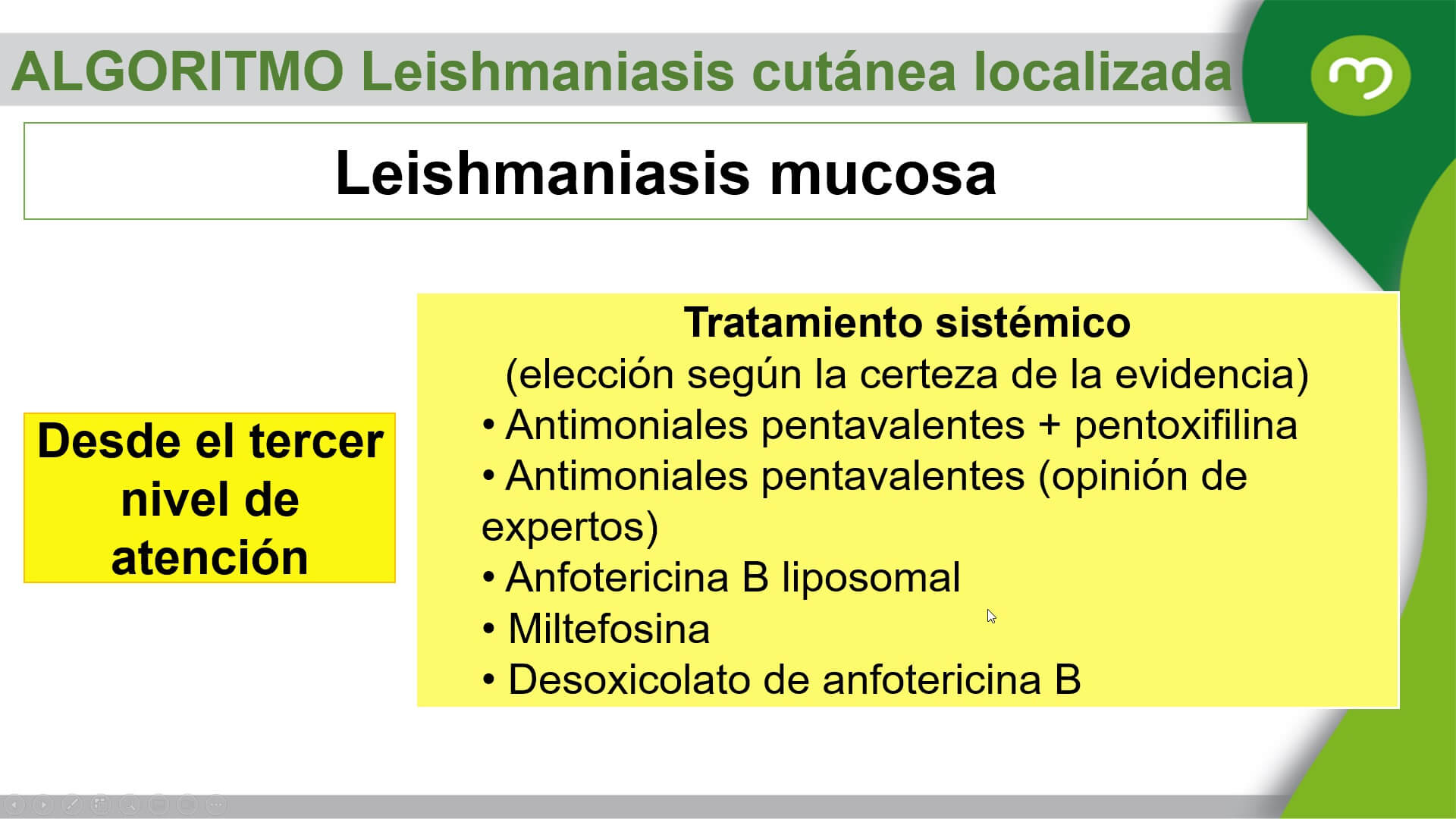 Diagrama 2: Cambios clínicos de la leishmaniasis 