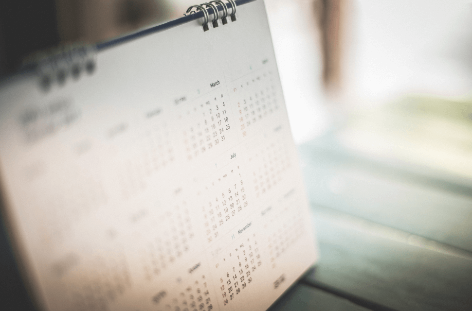 Calendario de eventos anuales EPM
